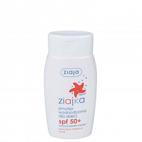 Ziajka Emulsja Wodoodporna dla dzieci SPF 50+ 125 ml 