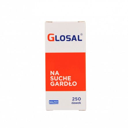 Glosal na suche gardło 250 dawek