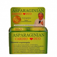 Asparaginian Cardio Duo Magnez Potas 50 tabletek