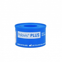 Polovis PLUS plaster  tkaninowy 5 m x 25 mm