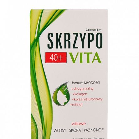 Skrzypovita 40+ zdrowe włosy, skóra, paznokcie 42 tabletki
