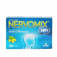 Nervomix sen zdrowy i spokojny sen 20 kapsułek