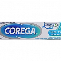 Corega® Super Mocny Delikatnie Miętowy krem mocujący do protez zębowych 40 g