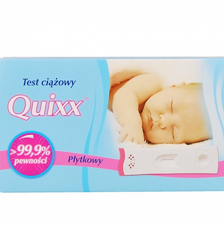 Quixx test ciążowy płytowy 1 sztuka