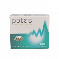 Potas suplement diety 100 tabletek