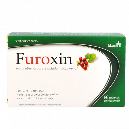 Furoxin żurawina i pokrzywa na układ moczowy 60 tabl.