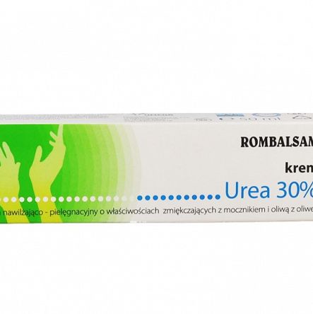 Rombalsam Urea 30% krem nawilżająco-pielęgnacyjny o właściwościach zmiękczających z mocznikiem i oliwą z oliwek 50 ml