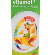 Multivitamol 1+ Syrop witaminowy z żelazem, smak pomarańczowy 250 ml
