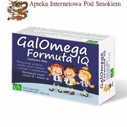 Galomega Formuła IQ 700 mg 150 kaps. 