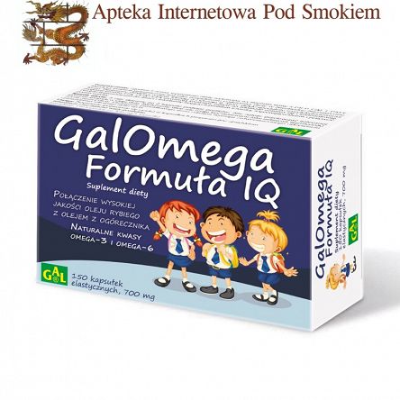 Galomega Formuła IQ 700 mg 150 kaps.