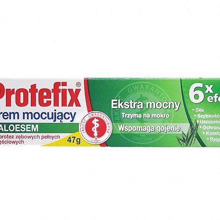 KREM MOCUJĄCY PROTEFIX ® Z ALOESEM do protez zębowych 47 g
