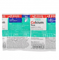 Calcium TEVA 12+2 tabletki gratis
