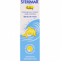 Sterimar baby Fizjologiczny roztwór wody morskiej Spray do nosa 50 ml 150 aplikacji