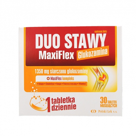 Duo Stawy MaxiFlex Glukozamina 30 tabletek musujących