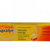 Supradyn intensia energy witaminy i składniki mineralne z koenzymem Q10 15 tabletek musujących