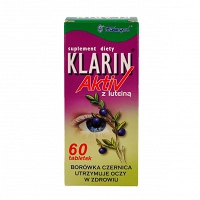 Klarin Aktiv z luteiną na oczy 60 tabletek