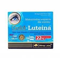 Gold - Luteina 22 mg luteiny 30 kaps.