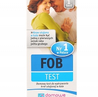 Test FOB domowy test do wykrywania krwi utajonej w kale