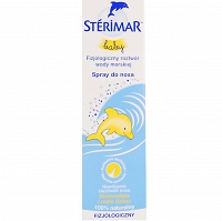 Sterimar baby Fizjologiczny roztwór wody morskiej Spray do nosa 100 ml 300 aplikacji