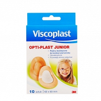 Viscoplast Opti-Plast Junior plastry okulistyczne dla dzieci 10 sztuk