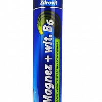 Magnez + wit. B6  24 tabletki musujące o smaku cytrynowym