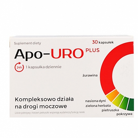 Apo-URO Plus pomoc dla układu moczowego 30 kapsułek