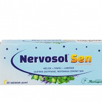 Nervosol Sen ułatwia zasypianie 20 tabletek