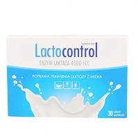 Lactocontrol enzym laktaza 30 tabletek