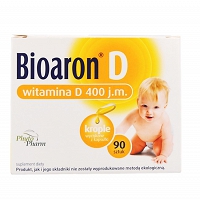 Bioaron D witamina D 400 j.m. kapsułki do wyciskania 90 sztuk