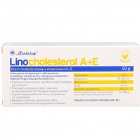 Linocholesterol A+E krem, skóra sucha, wrażliwa z dużą skłonnością do podrażnień 50 g